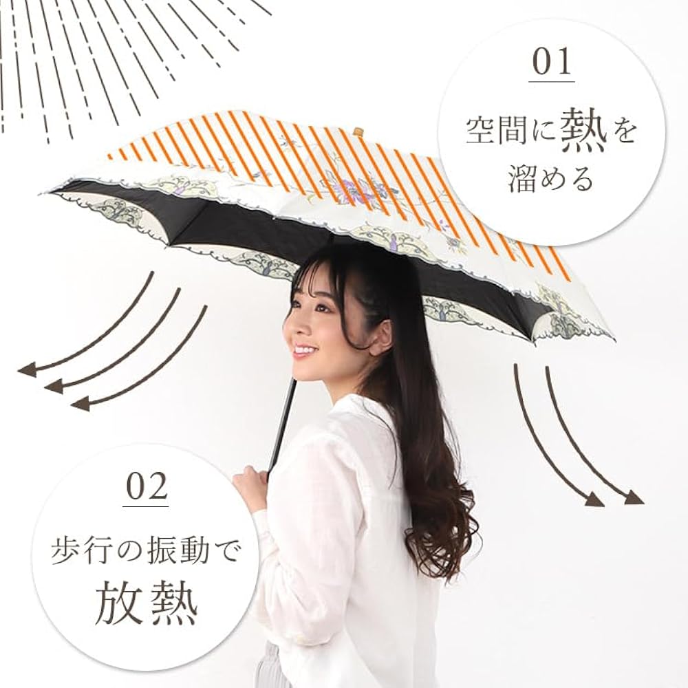 Amazon | [シノワズリーモダン]日傘 晴雨兼用 ショート